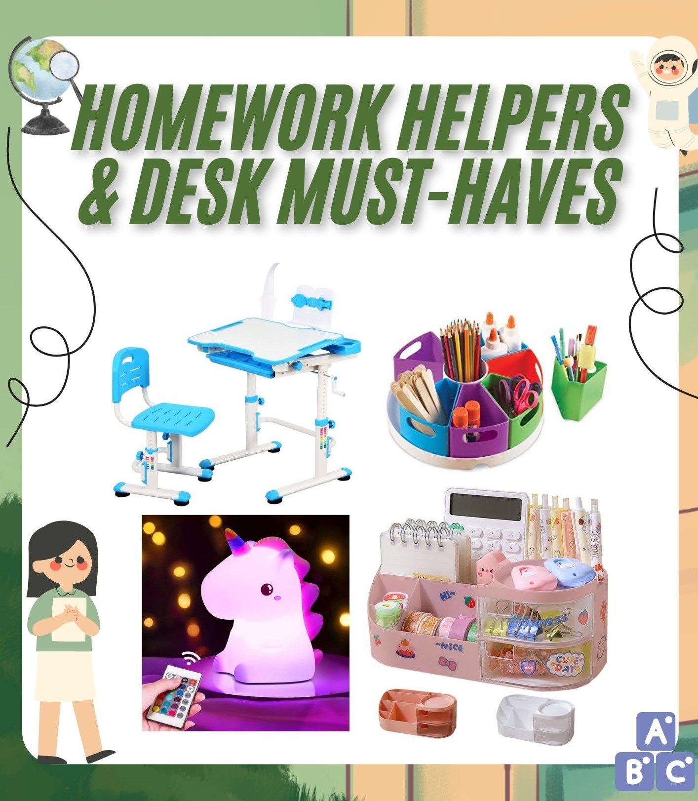 Homework Helpers & Desk Must-Haves